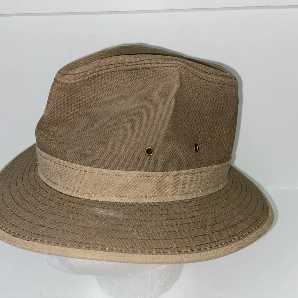 J Peterman Co Hat Mens Small Made In The USA Vintage Outback Safari Outdoors